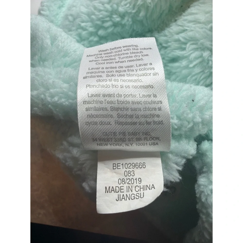 Chick Pea HB Baby Lovey Security Blanket Set Mint Bunny Pink Elephant Plush 2pc